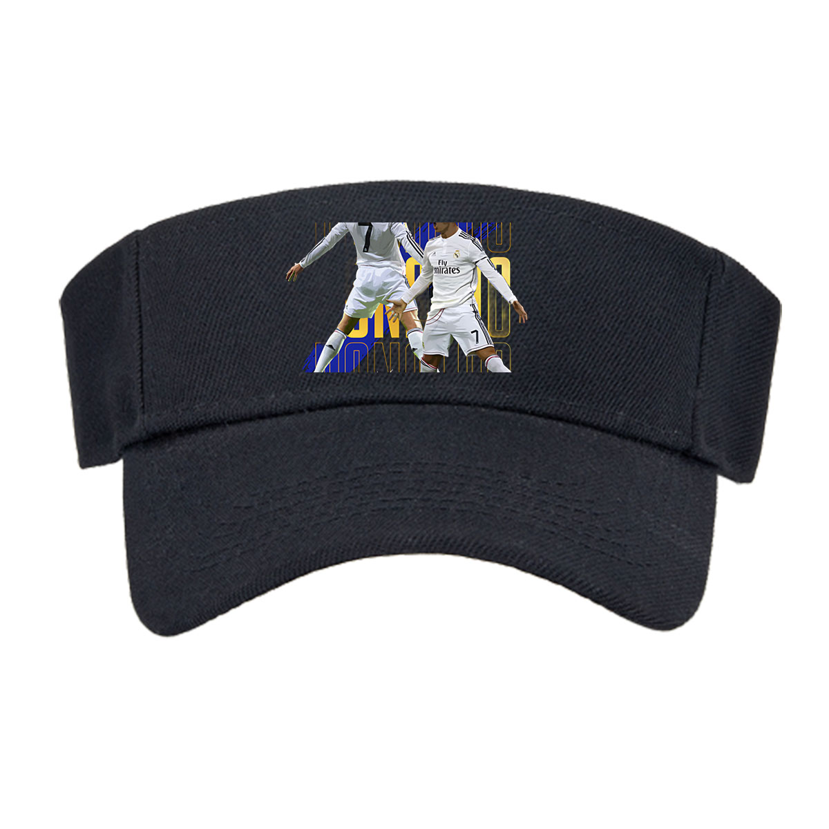 Cristiano Ronaldo Real Madrid 7 GOAT Football Legend -  Visor cap