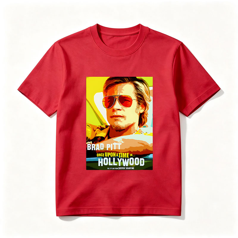 Brad Pitt in Once Upon a Time in Hollywood by Quentin Tarantino - Tee
