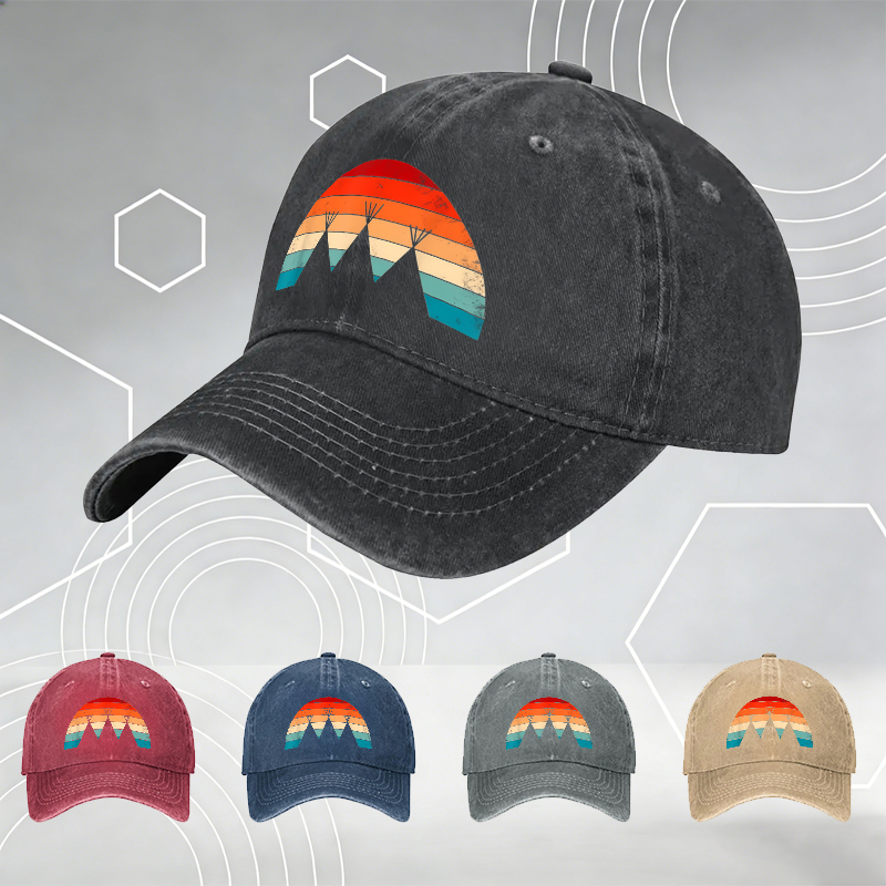 New Baseball Cap with Colorful Mushroom Print Design Unisex Adjustable Hat for Outdoor Activities and Casual Wear Suitable for Men and Women