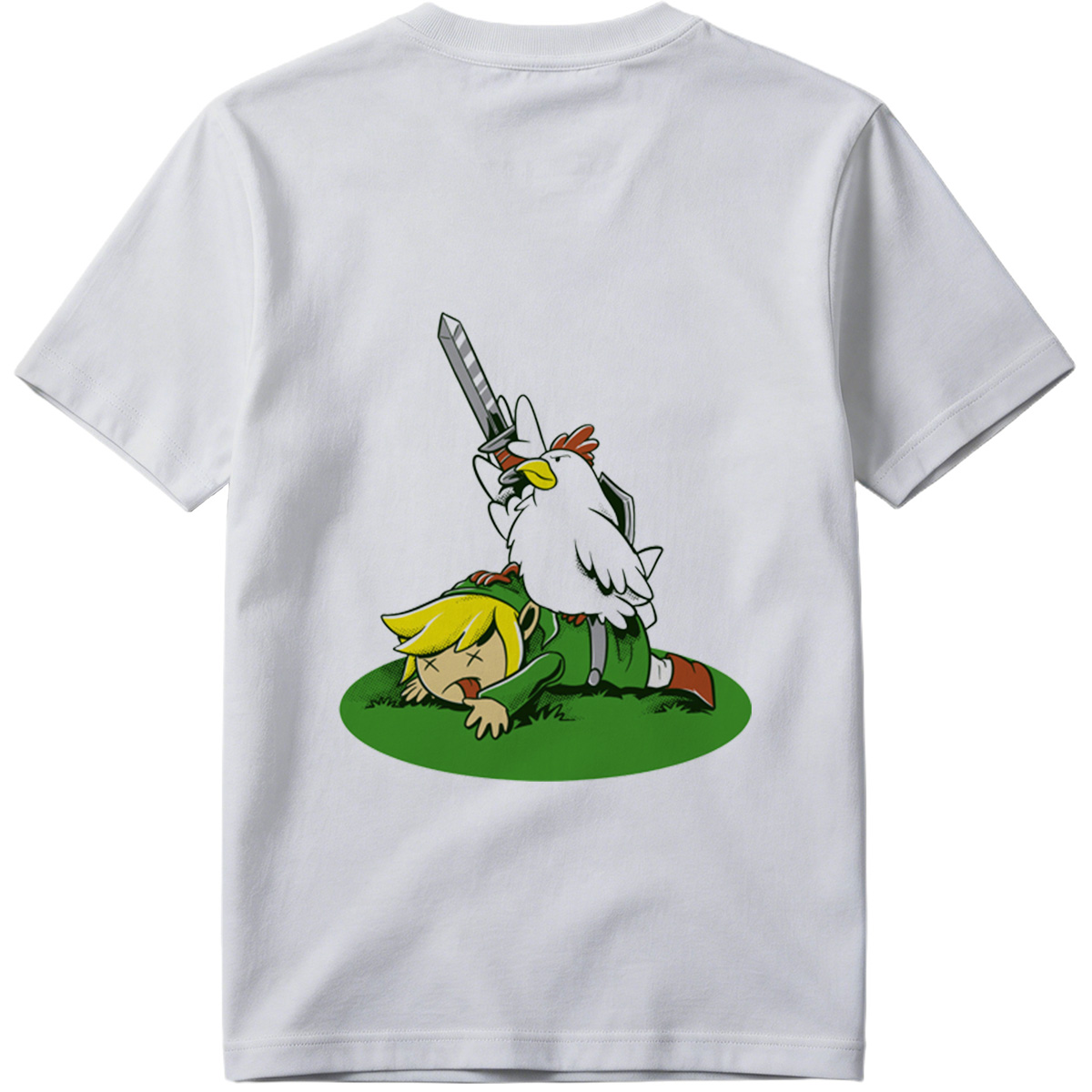 Link and Chicken Warrior - Tee