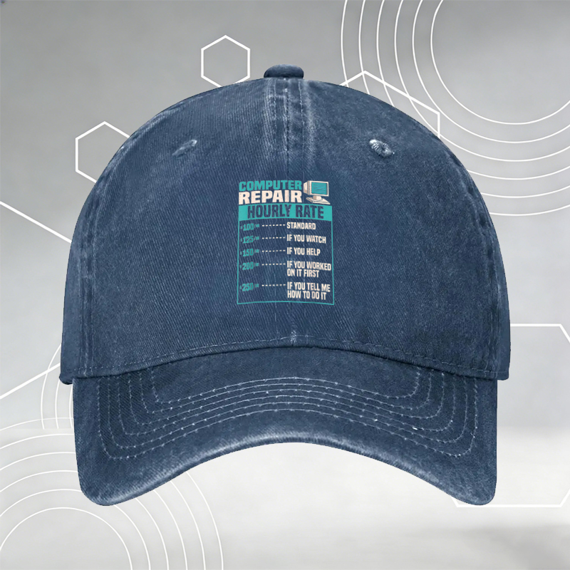 New Baseball Cap with Earth Rotation Print 