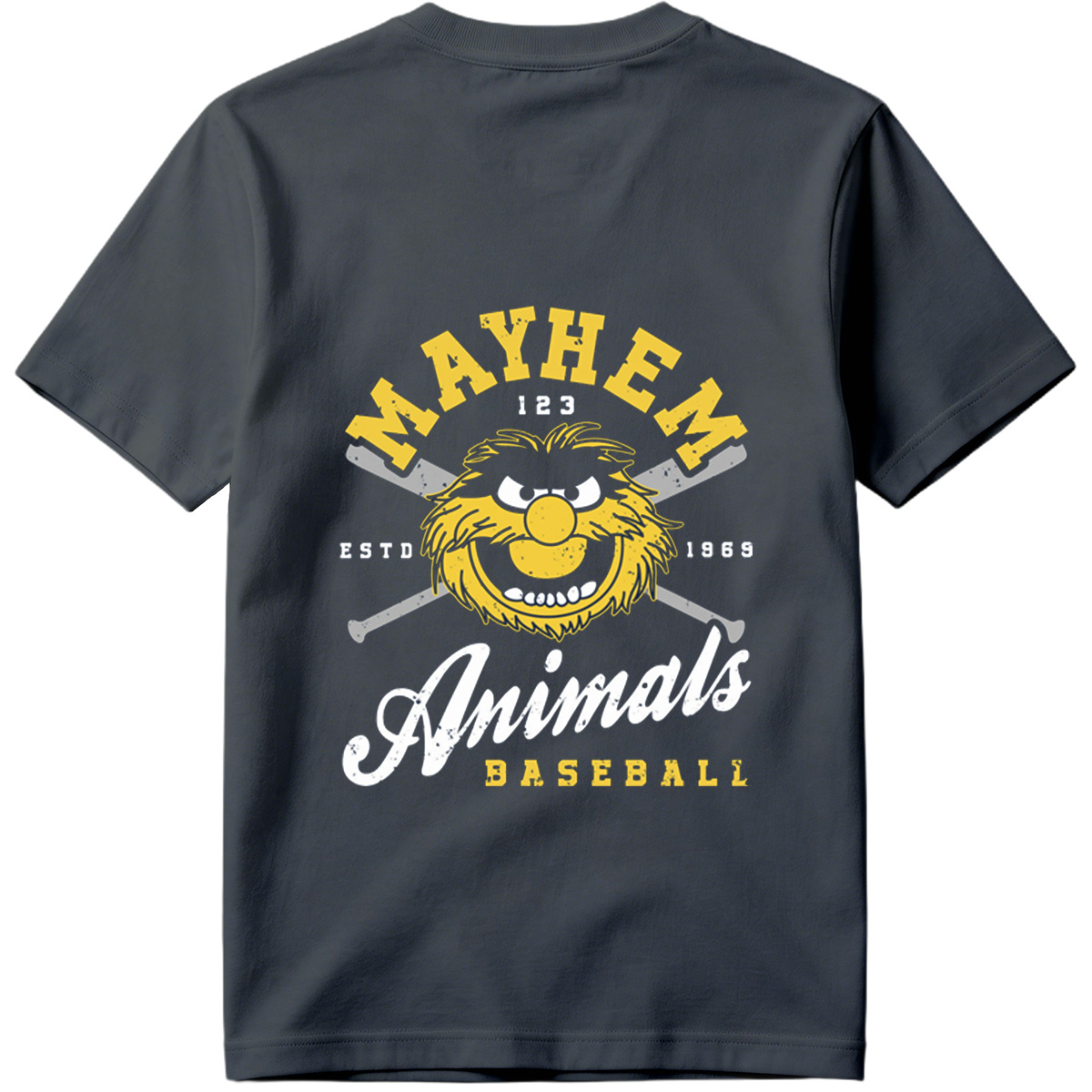 Muppets Animal Mayhem Baseball Logo - Tee