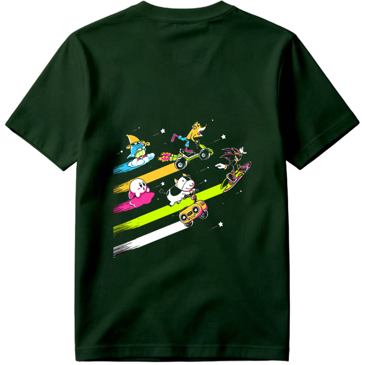 Sonic, Kirby, and Friends Racing Through Space - Tee