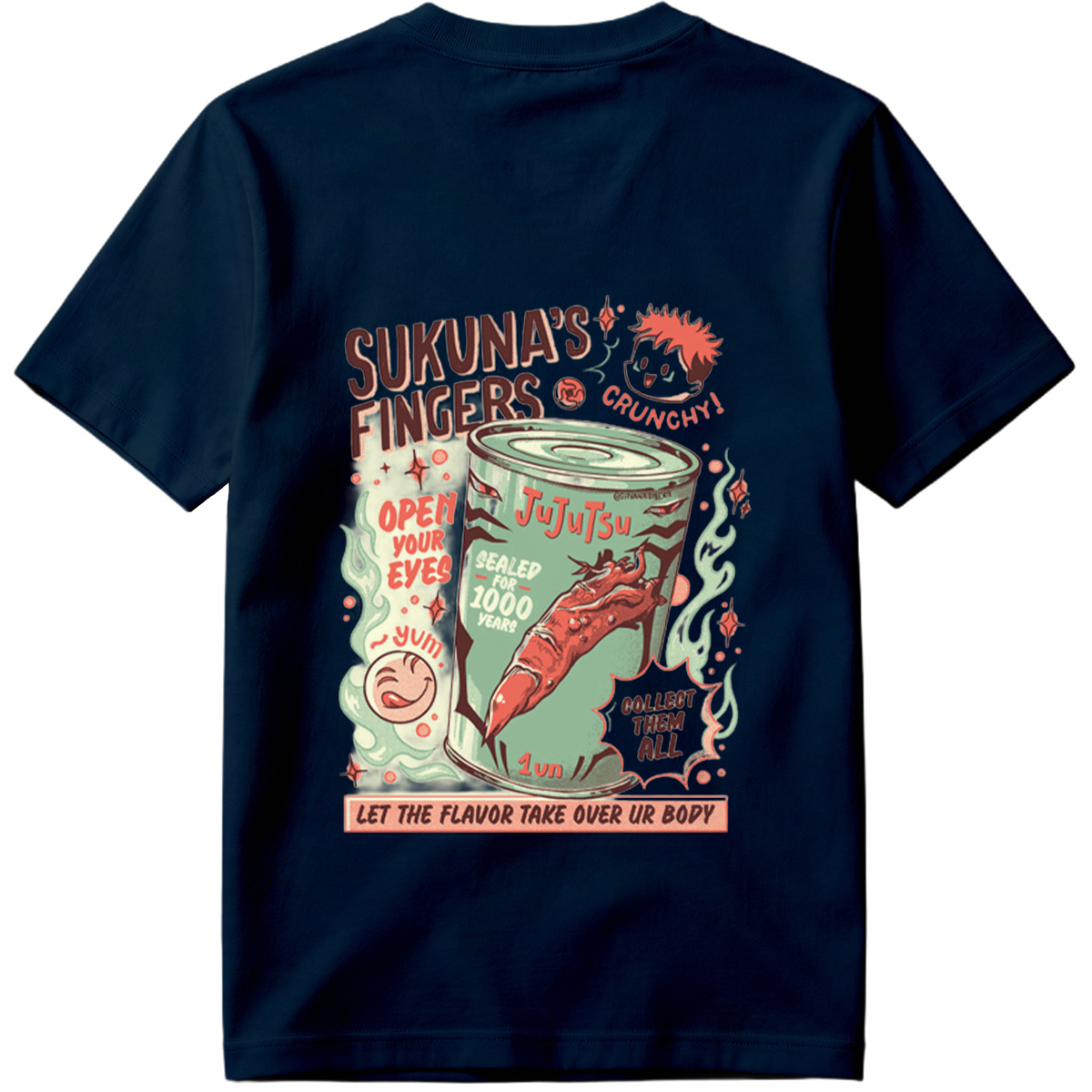 Sukuna's Fingers: Jujutsu Kaisen Snack Parody - Tee