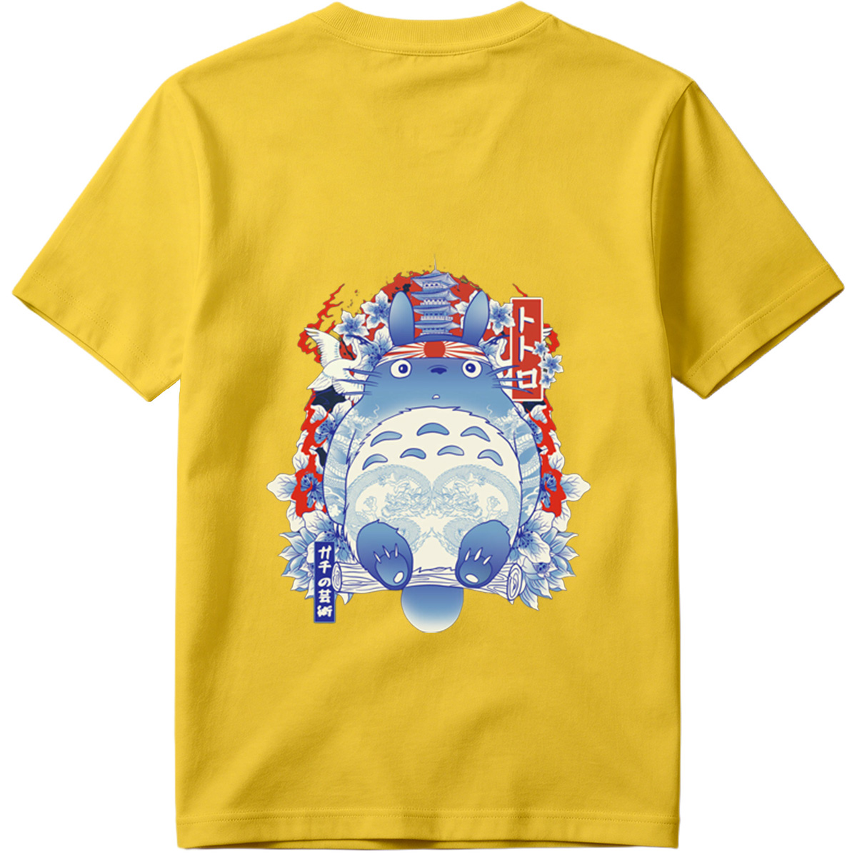 Totoro in Traditional Japanese Art Style - Tee