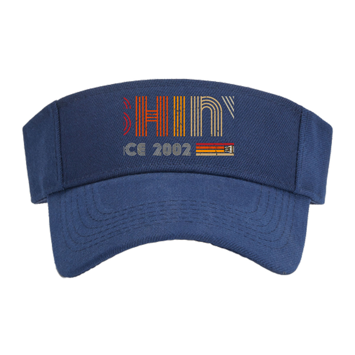 Shiny Since 2002: Retro Logo with Vintage Motorcycle Design -  Visor cap
