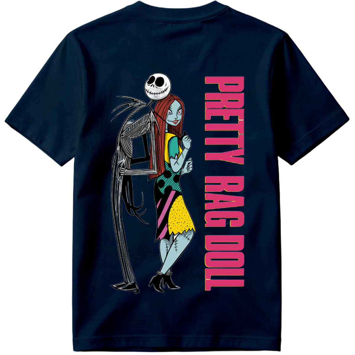 The Nightmare Before Christmas: Jack Skellington and Sally - Pretty Rag Doll - Tee