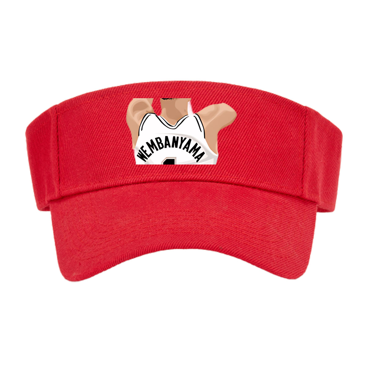 Wembanyama Shooting Basketball, Player #1 in Action -  Visor cap
