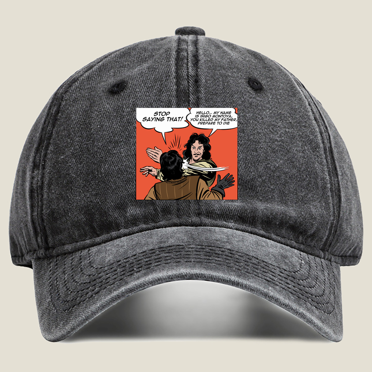 The Princess Bride: Inigo Montoya vs. Westley - Washed Denim - Baseball Cap