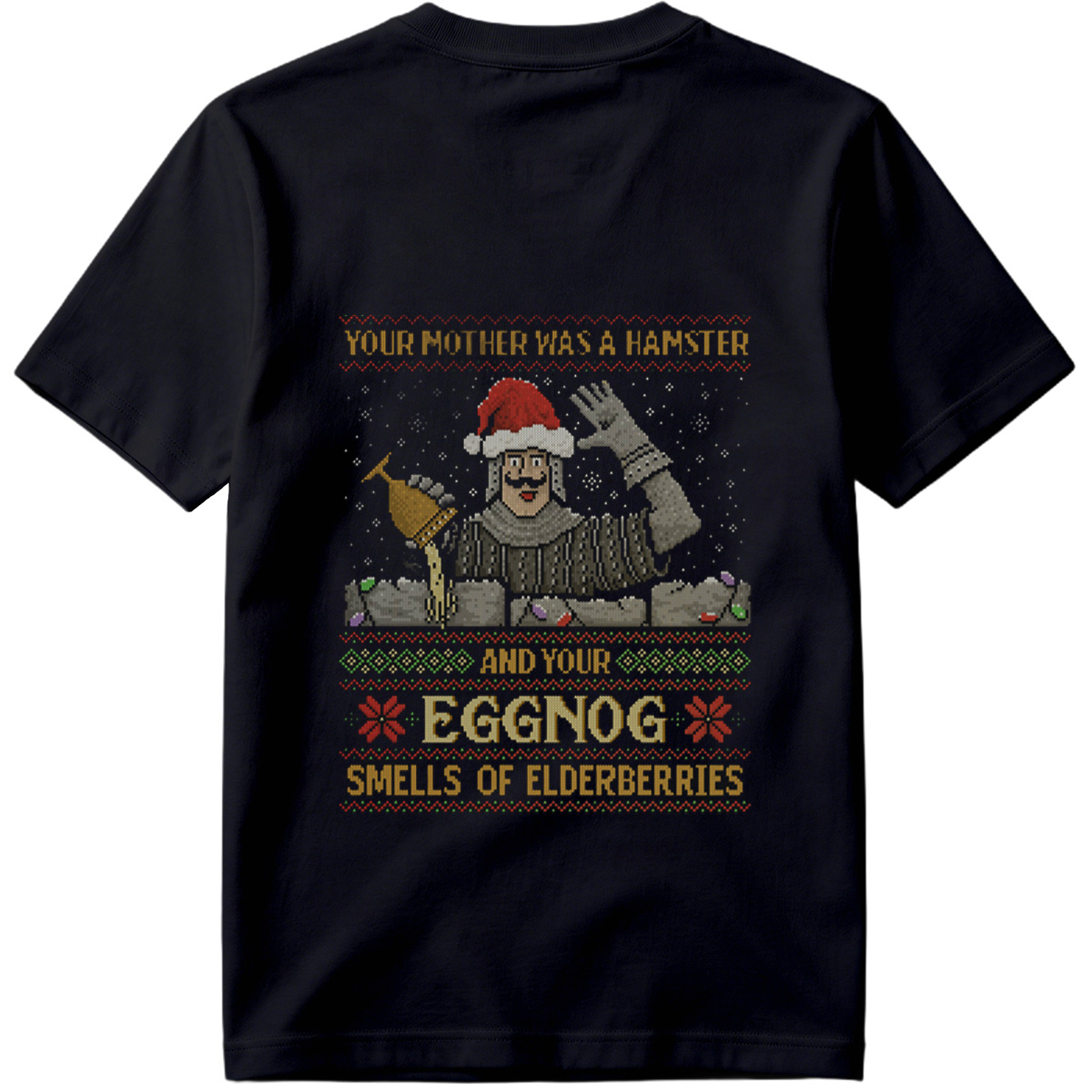 Monty Python and the Holy Grail - King Arthur Christmas Sweater - Tee