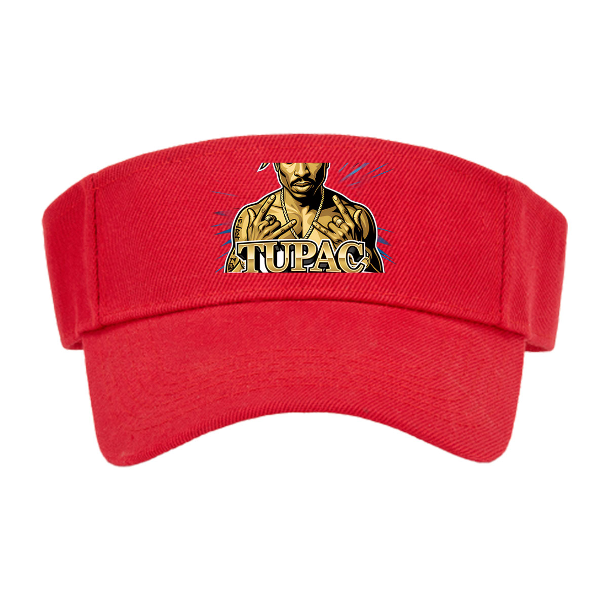 Tupac Shakur Thug Life Portrait -  Visor cap