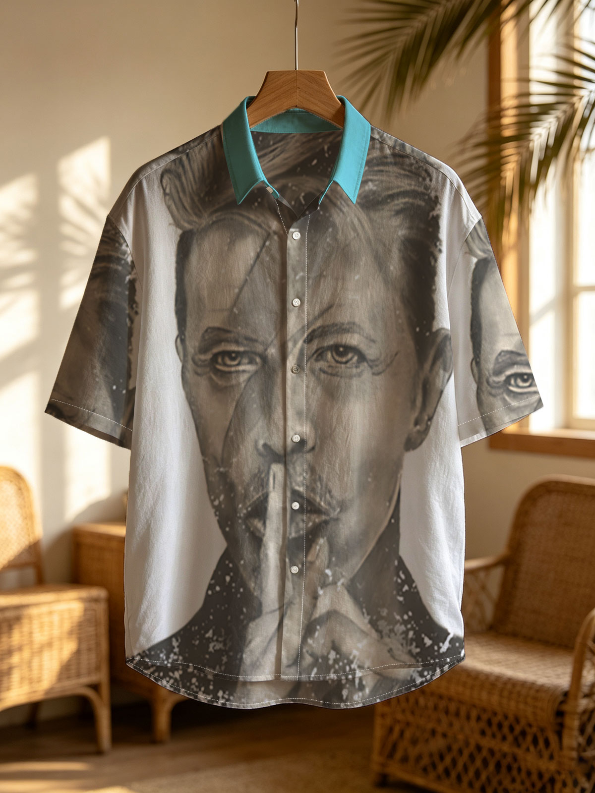 David Bowie - Ziggy Stardust Portrait with Shattered Effect -  Shirt