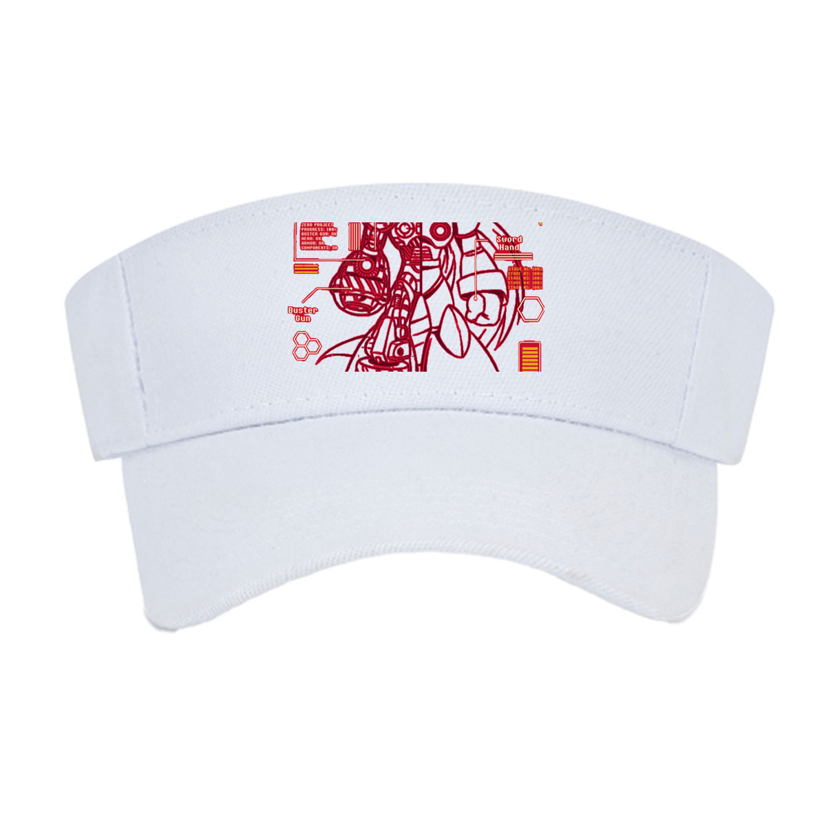 Mega Man Zero: Neural System, Eyes, Sword Hand, Buster Gun, Skeleton - Project A01-Zero 1993 -  Visor cap