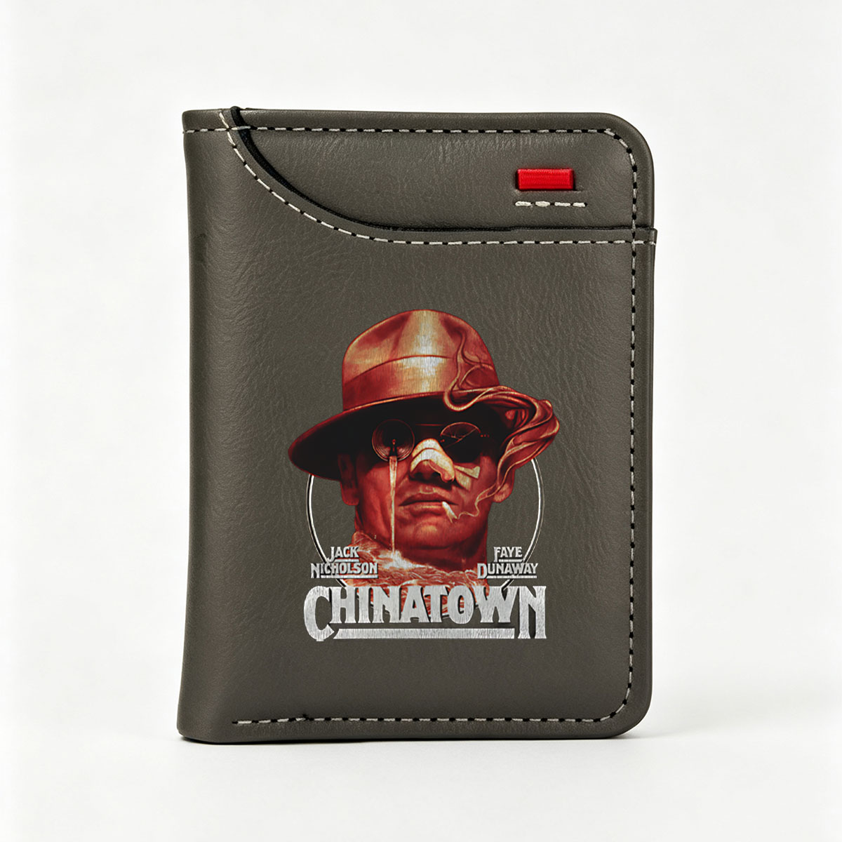 Chinatown: Jack Nicholson, Faye Dunaway, Mystery Thriller Drama - Vertical Style Wallet