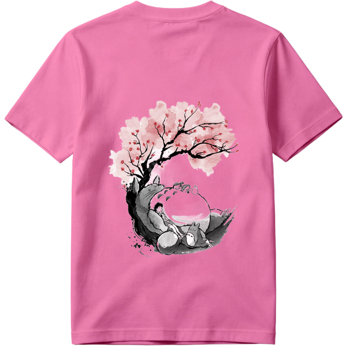 My Neighbor Totoro: Mei and Totoro Under Cherry Blossoms - Tee