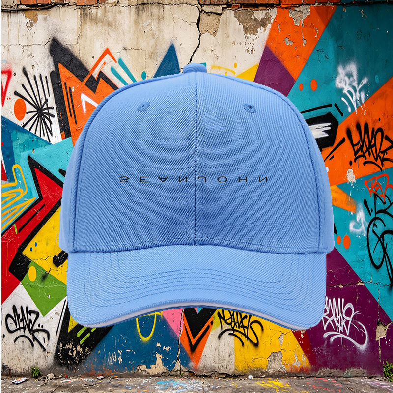 Unisex Classic Sandwich Hat with Sean John Embroidered Logo – Stylish Cotton Baseball Cap for Outdoor Activities, Casual Wear, and Urban Fashion – Ideal for Adults Seeking Comfort and Brand-Defined Style