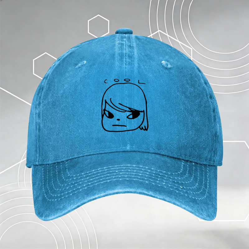 New Baseball Cap with Cute Axolotl and Cat Print - Unisex Adjustable Hat for Casual Outdoor Wear, Perfect for Animal Lovers and Kids & Adults