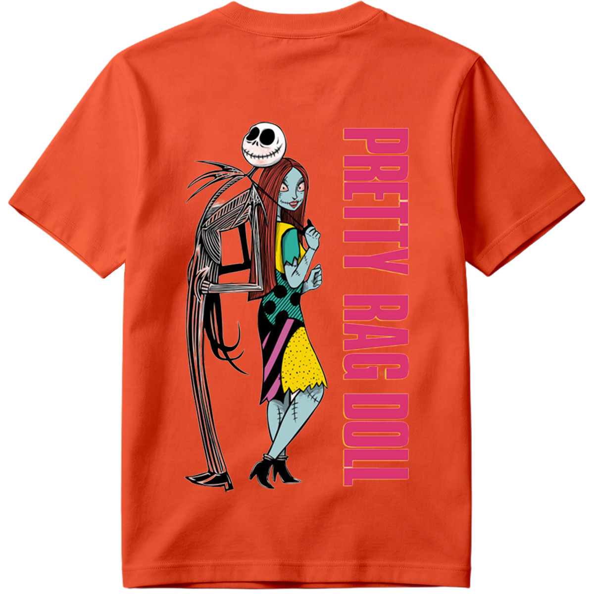 The Nightmare Before Christmas: Jack Skellington and Sally - Pretty Rag Doll - Tee