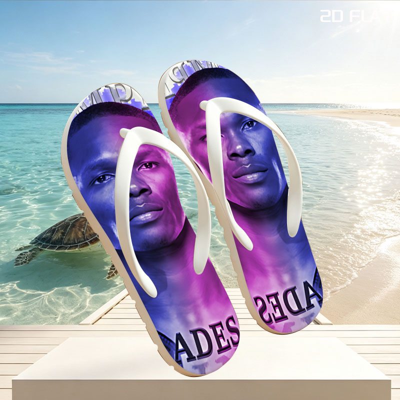 Israel Adesanya Champion UFC Fighter Portrait -  flip-flops