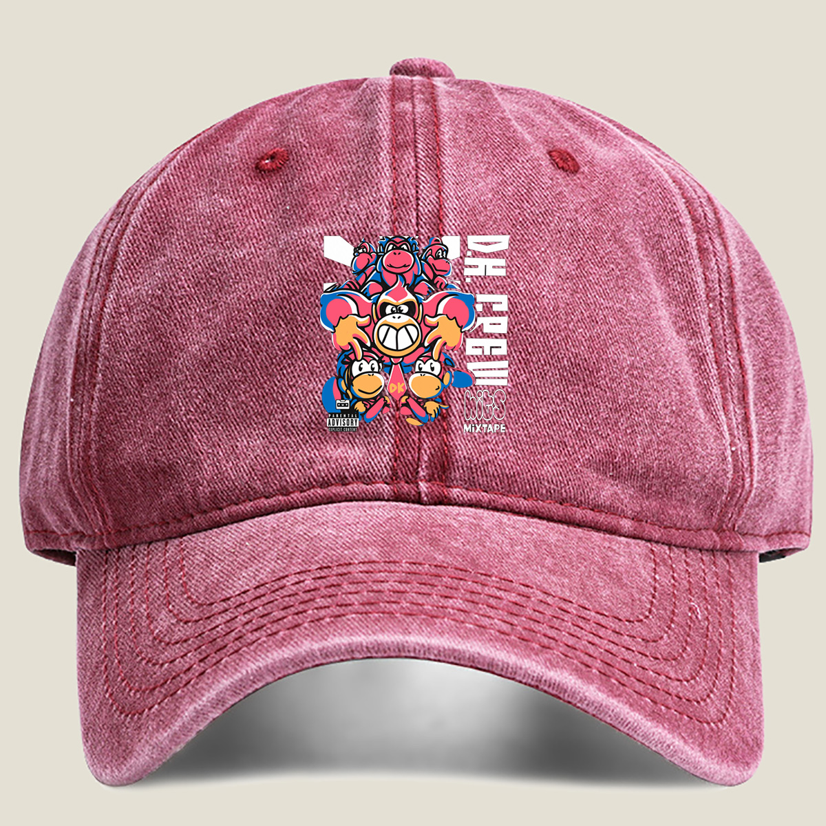 DK Crew Hits Mixtape - Washed Denim - Baseball Cap