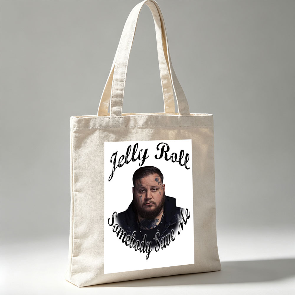 Jelly Roll in a Powerful Portrait with Tattoos and Intense Gaze for 