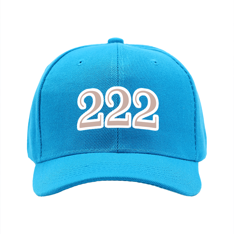 1pc New Baseball Cap with 222 Number Print Design Unisex Adjustable Hat for Outdoor Activities and Casual Wear Suitable for Adults and Teens