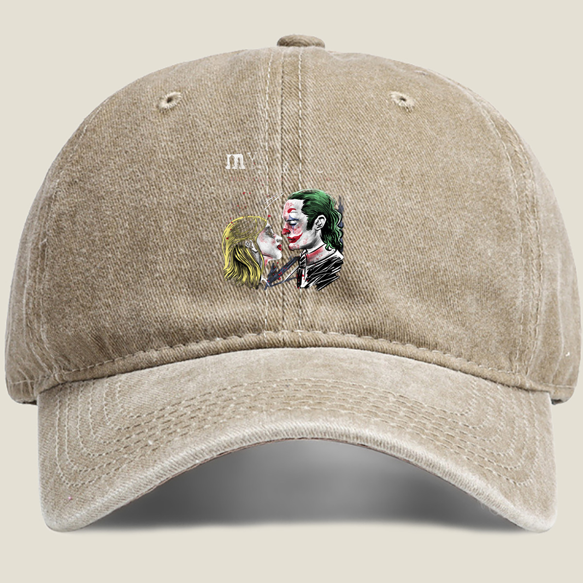 My Delirious Romance: Joker and Harley Quinn - Washed Denim - Baseball Cap