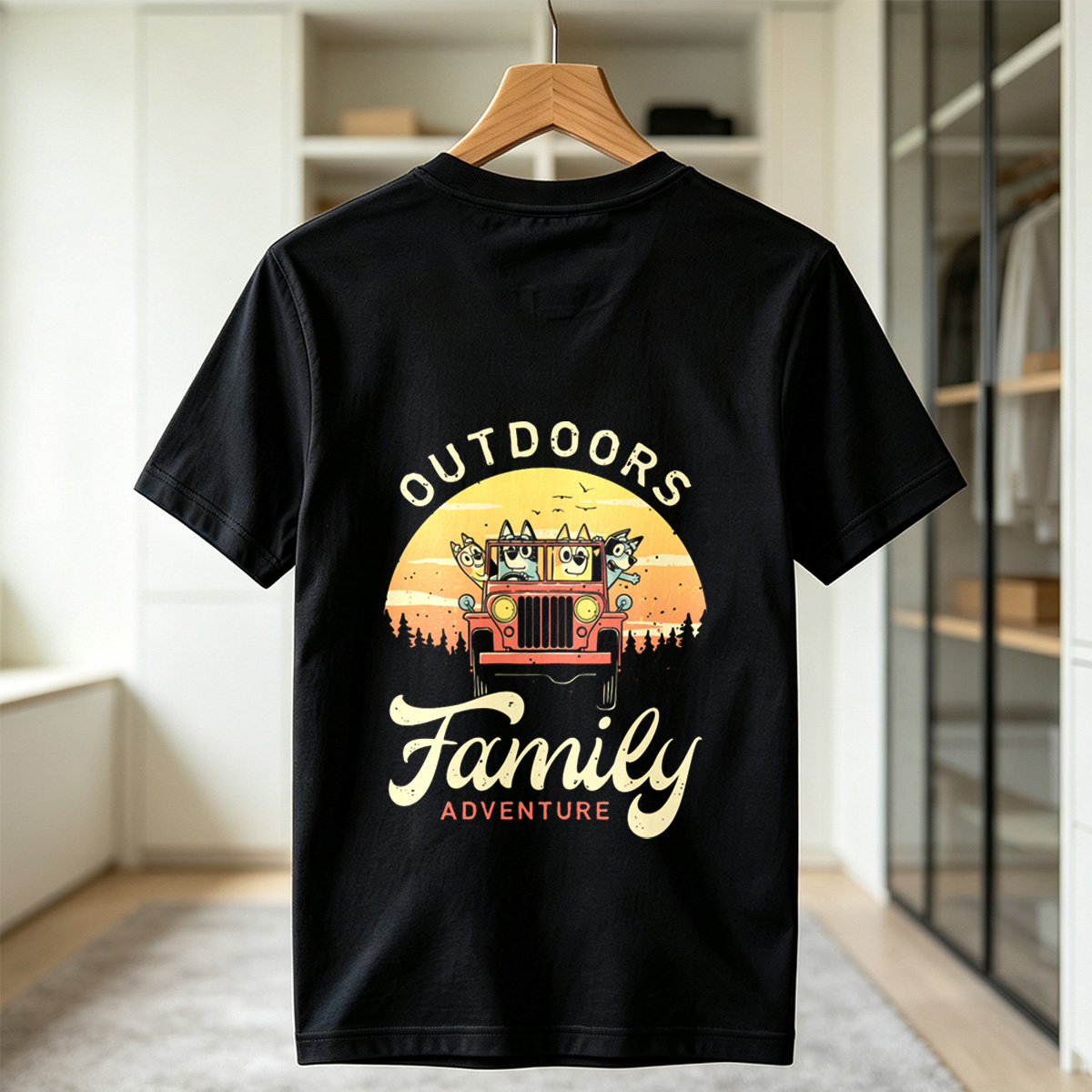 Bluey Family Outdoors Adventure - Tee