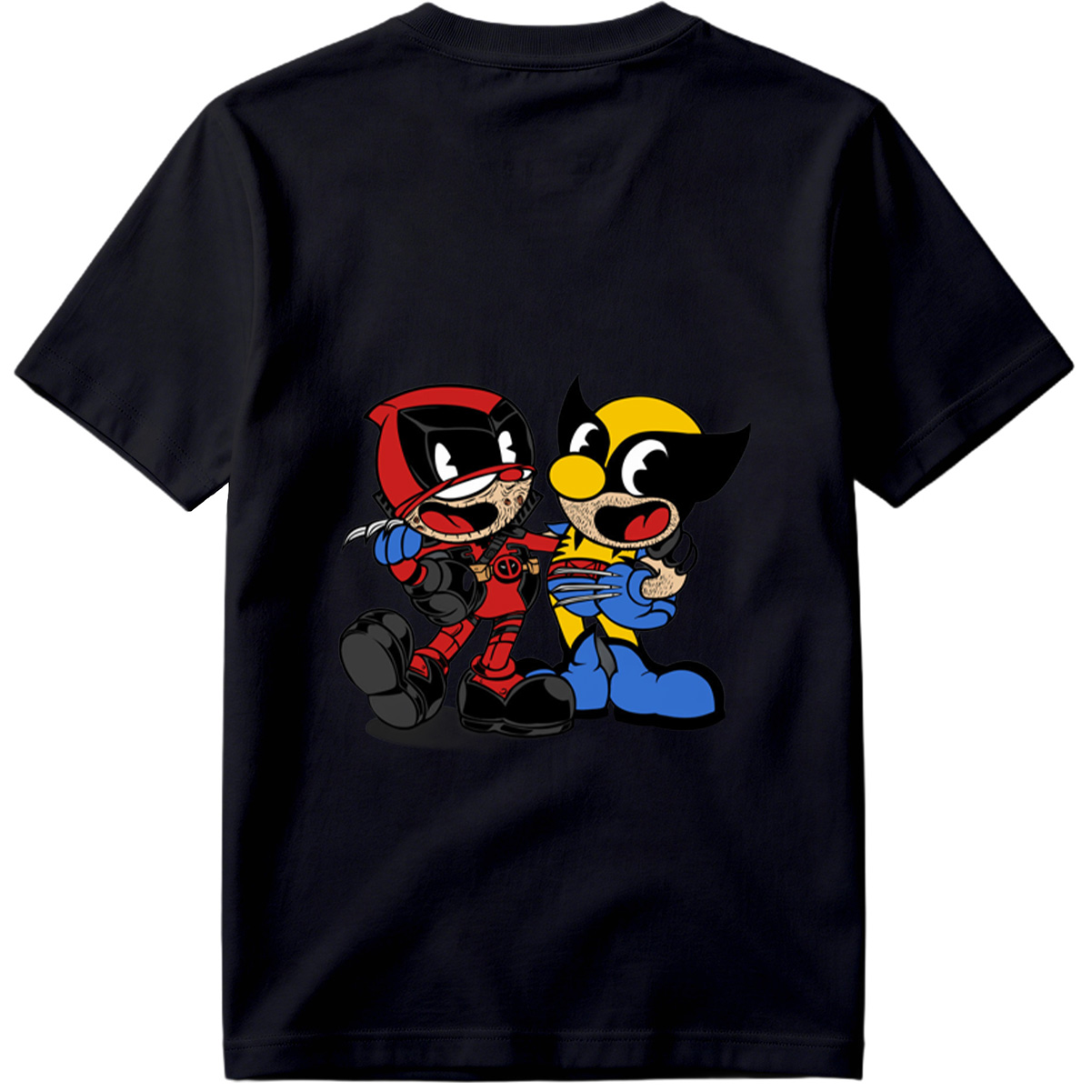 Deadpool and Wolverine Chibi Style - Tee