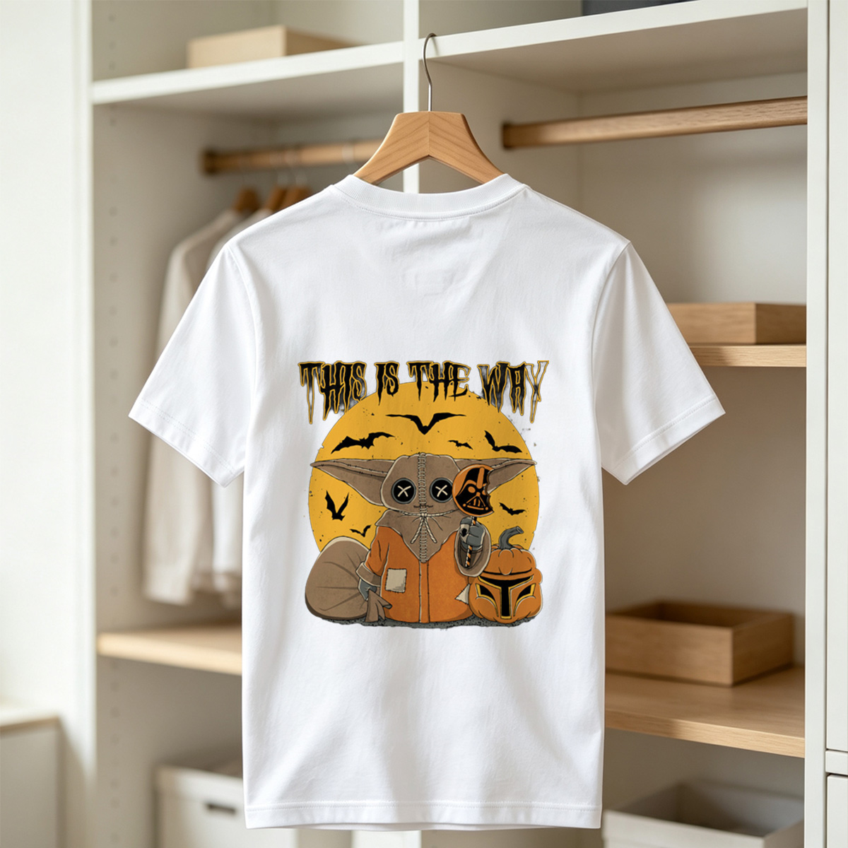 This Is The Way - Baby Yoda Halloween Star Wars Art - Tee