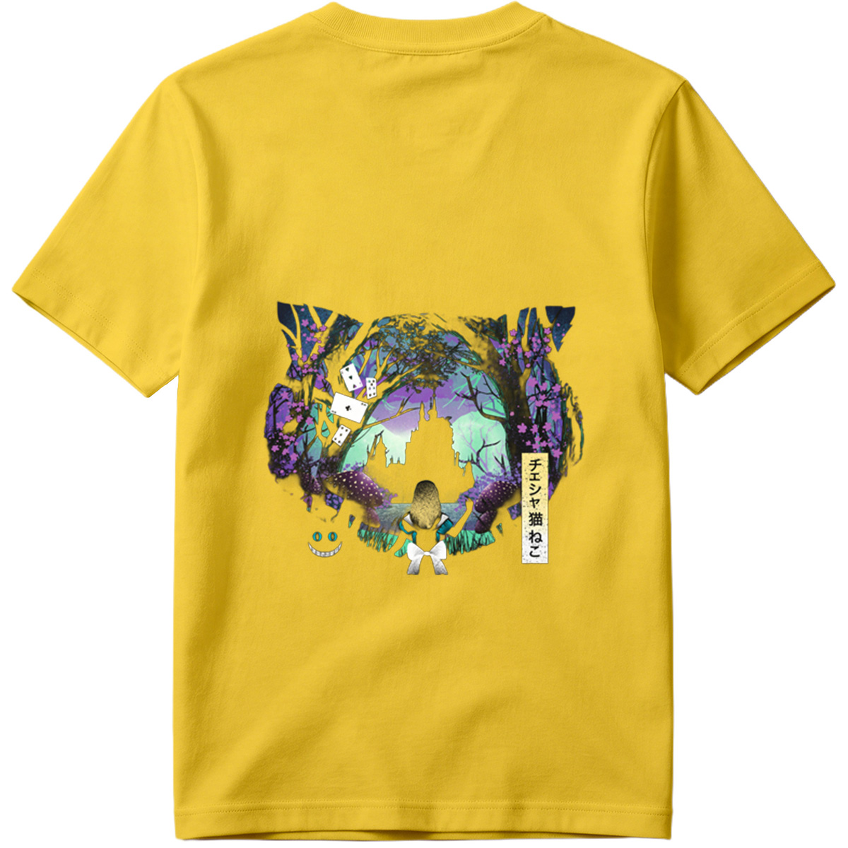 Alice in Wonderland: Cheshire Cat and Alice - Tee