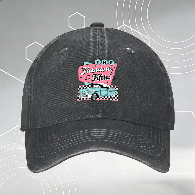 New Baseball Cap with Cute Penguin Print 