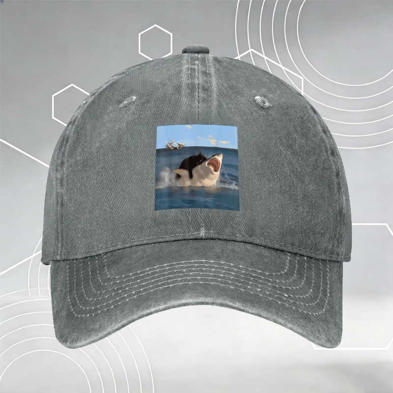 New Baseball Cap with Blue Bandana Print Pattern and White Floral Design, Unisex Adjustable Hat for Outdoor Activities, Casual Streetwear, Perfect for Youth and Adults