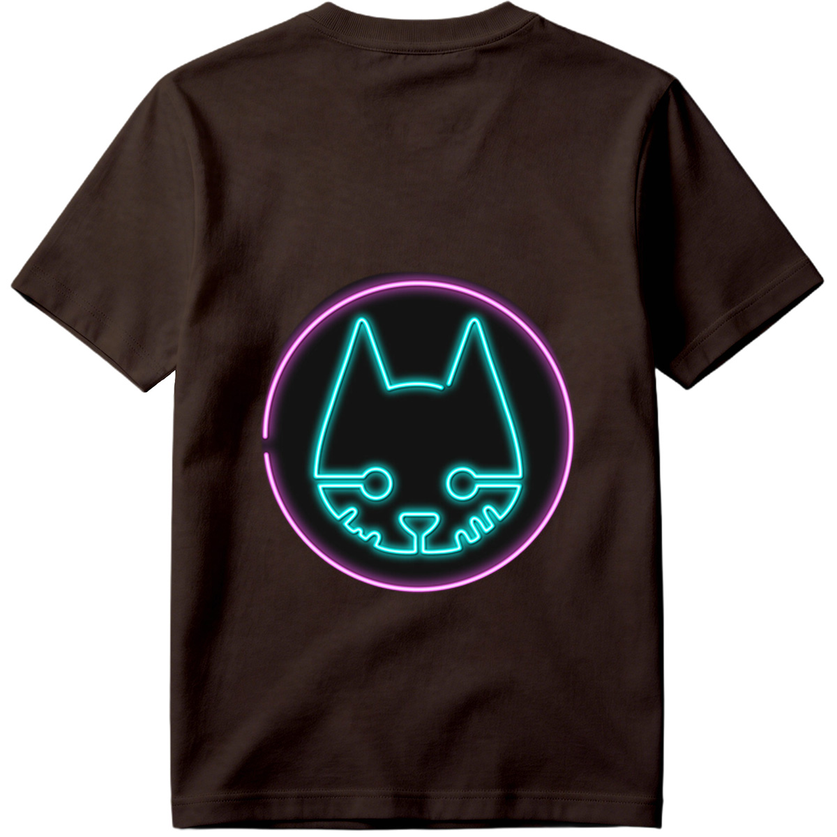 Neon Cat Logo - Tee