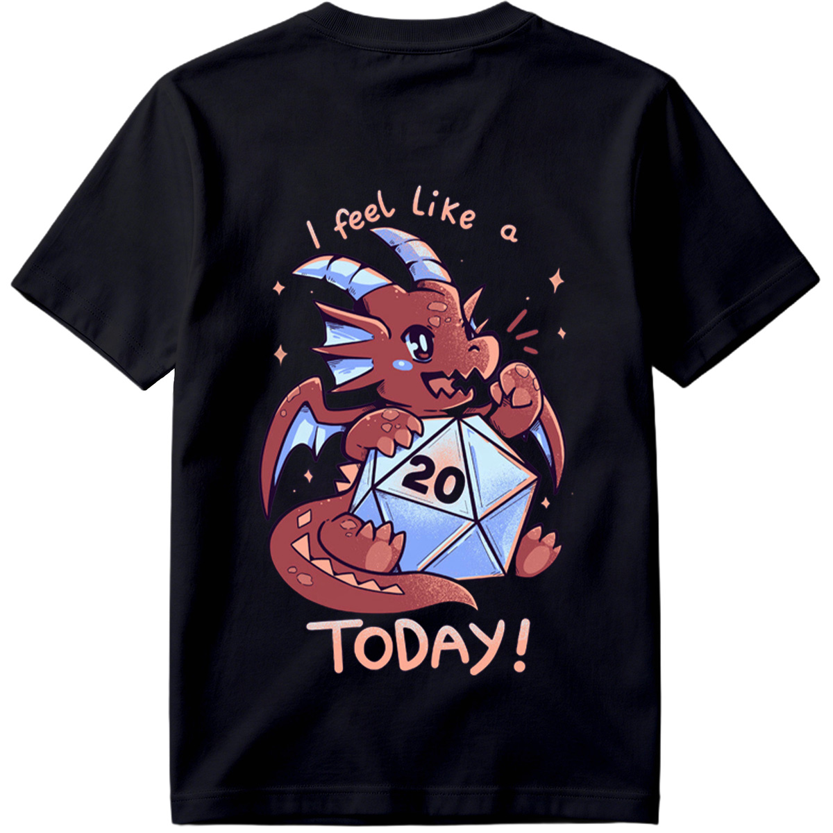 Dragon with D20 Dice - 