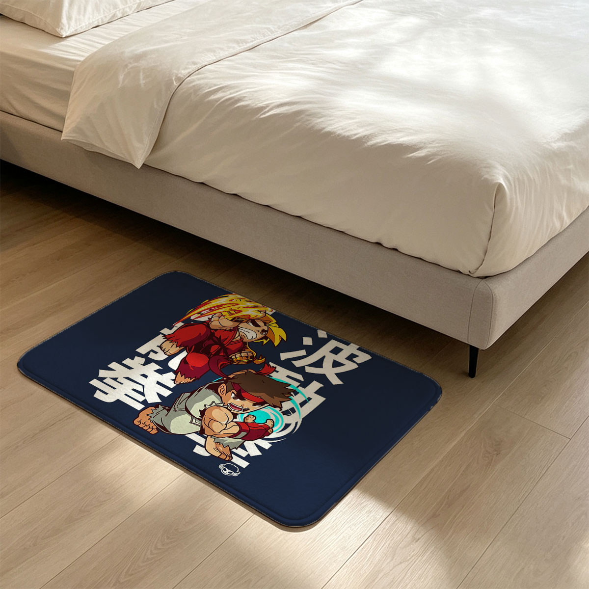 Ryu and Ken from Street Fighter: Hadouken Battle - Flannel floor mat
