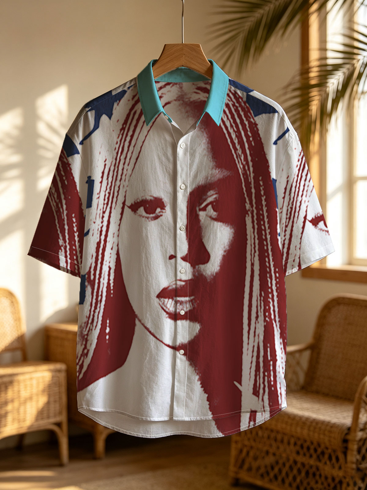 Beyoncé with Braided Hair and Horses in Background -  Shirt
