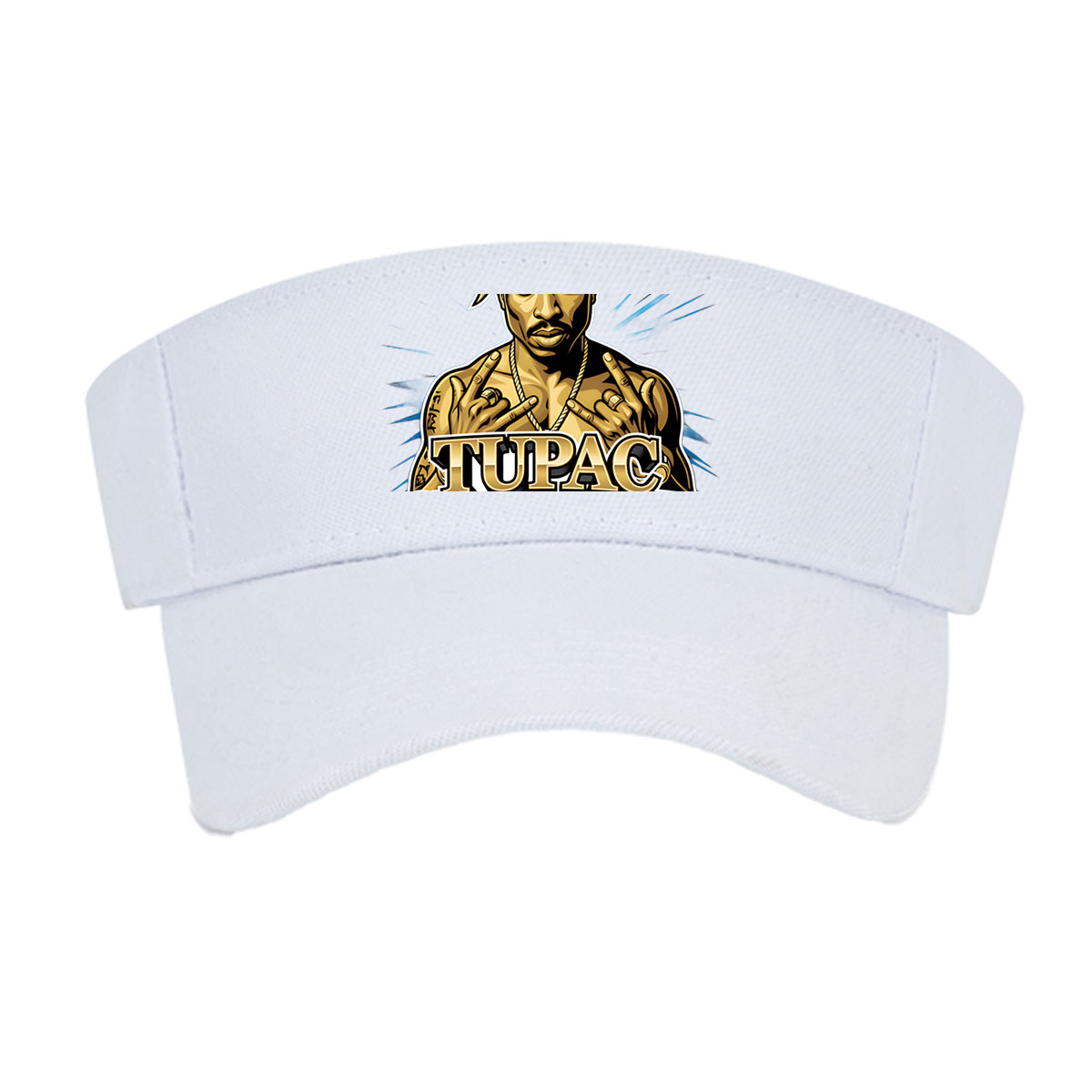 Tupac Shakur Thug Life Portrait -  Visor cap