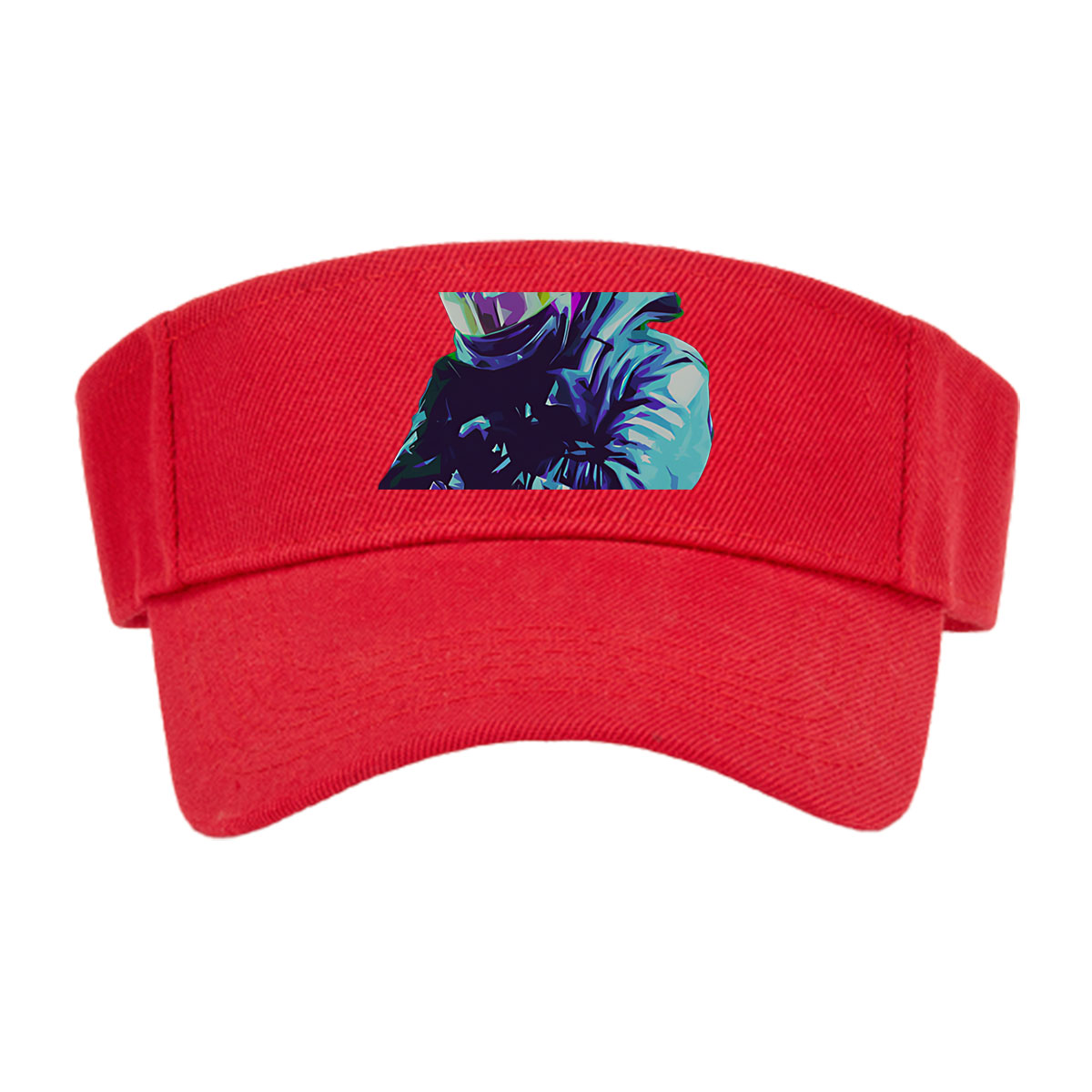 Futuristic Racer in Neon Gear -  Visor cap