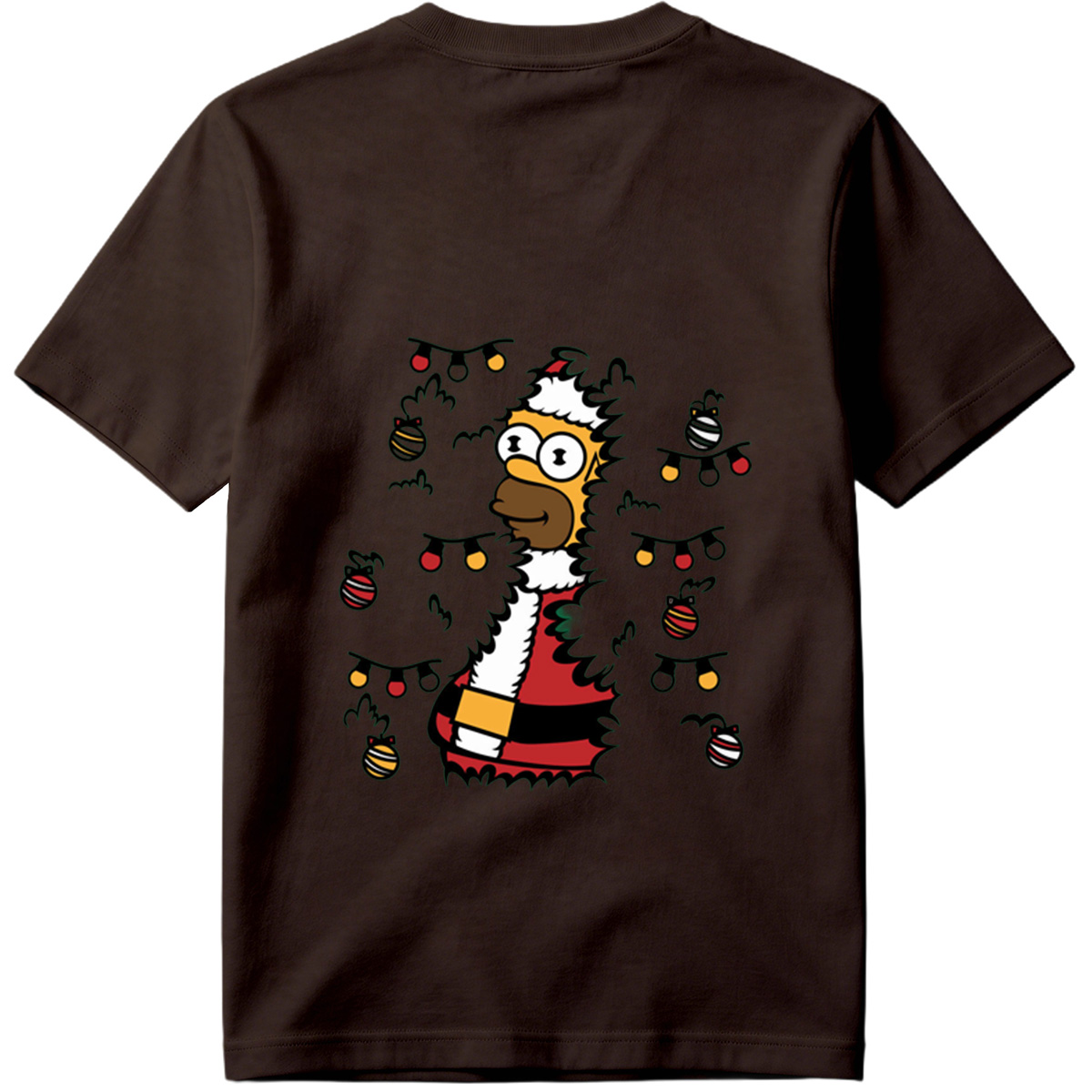 Simpsons Homer Christmas Tree - Tee