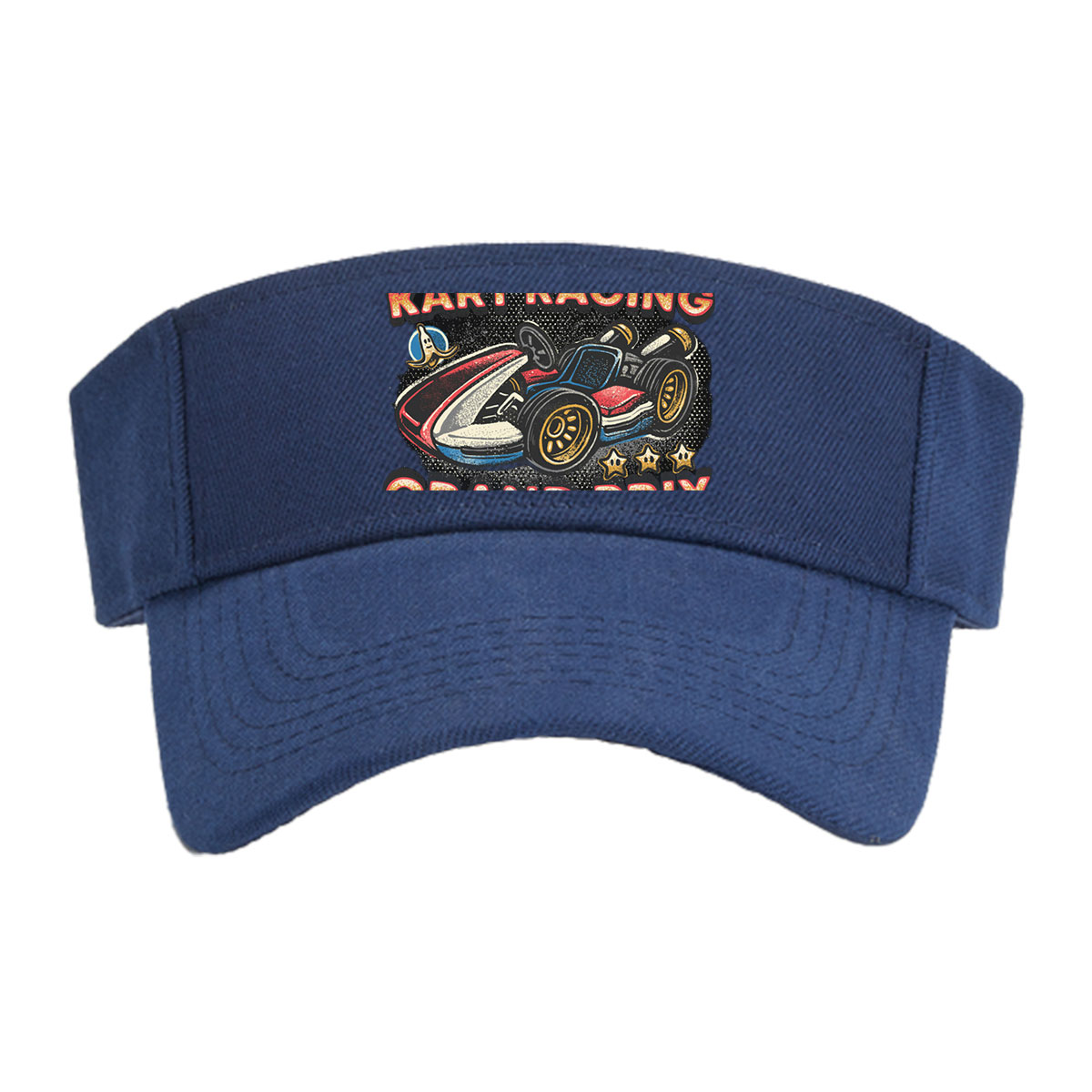 Mushroom Kingdom Kart Racing Grand Prix 1992 - Mario, Luigi, Princess Peach, Bowser, Toad, Yoshi, Donkey Kong, Wario, Waluigi, Koopa Troopas -  Visor cap