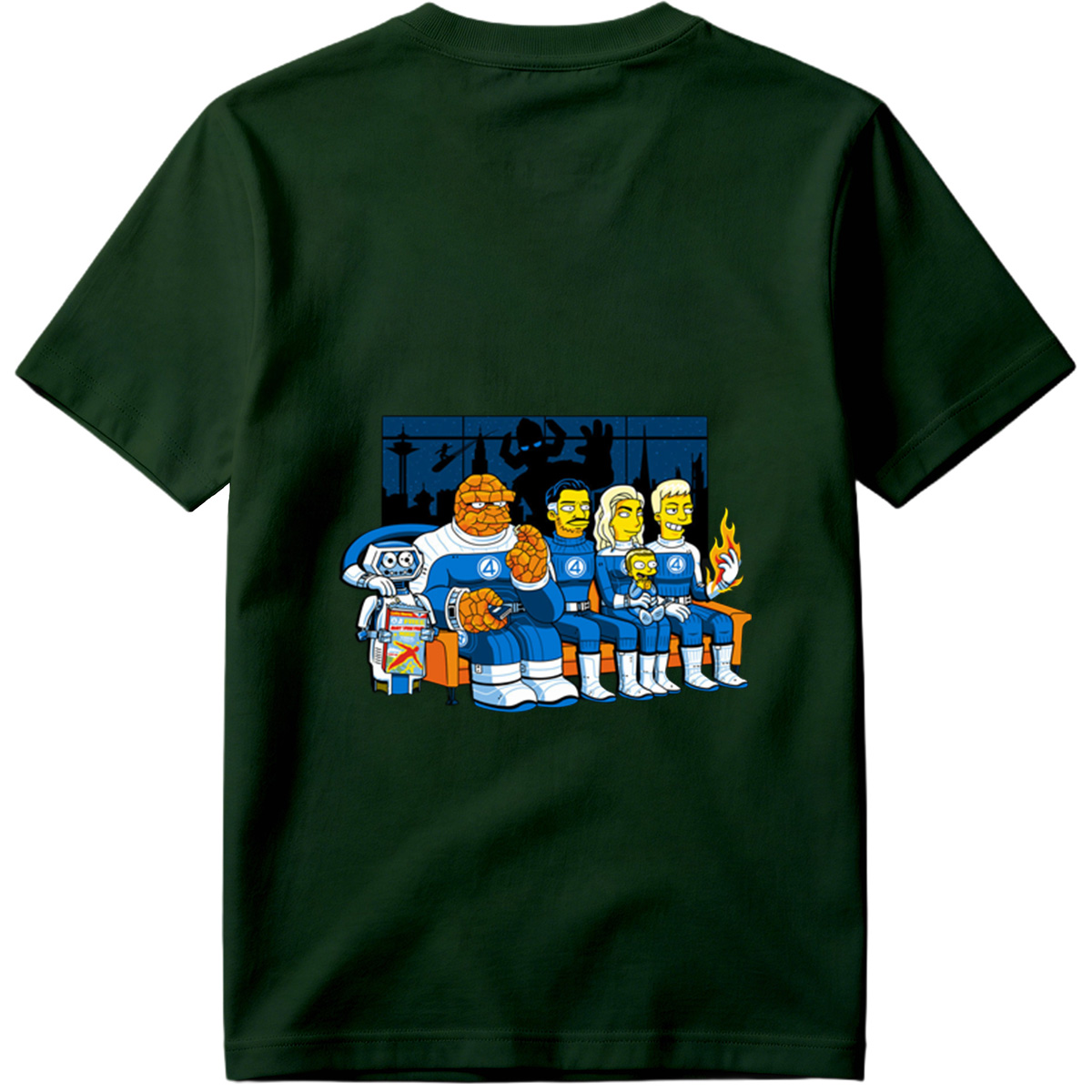 The Simpsons Meet the Fantastic Four - Tee