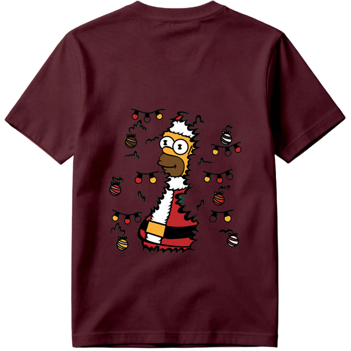 Simpsons Homer Christmas Tree - Tee