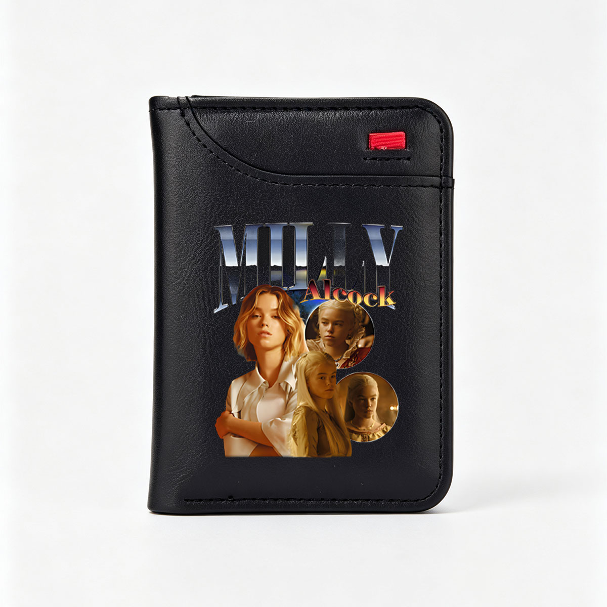 Milly Alcock: Portrait of a Rising Star in Film and Television - Vertical Style Wallet