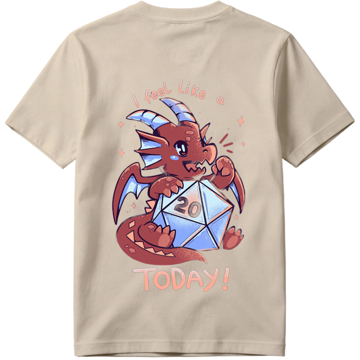 Dragon with D20 Dice - 