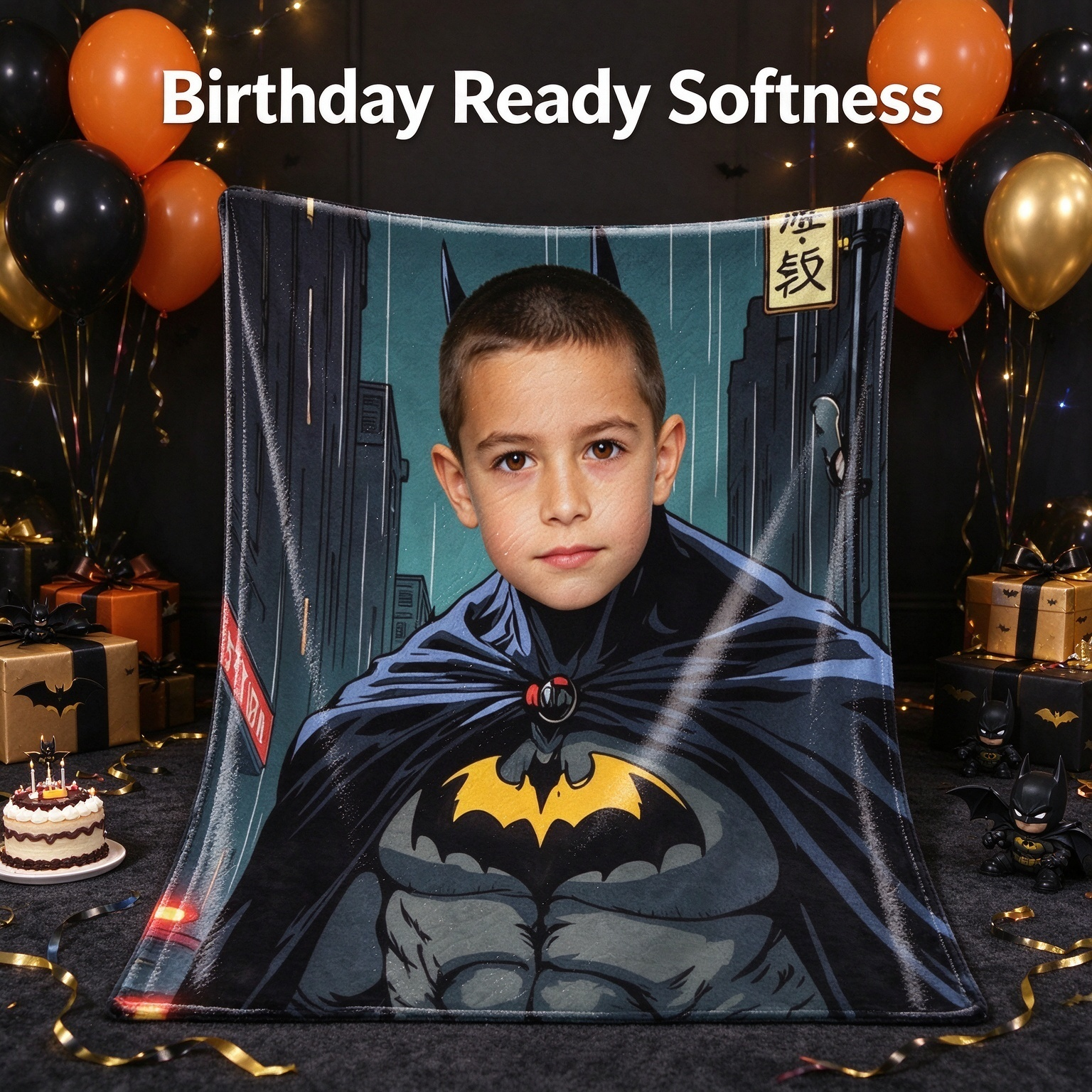 Custom Face Superhero Photo Blanket Personalized Comic Character Flannel Throw Blanket for Bed Couch Sofa Cozy Birthday