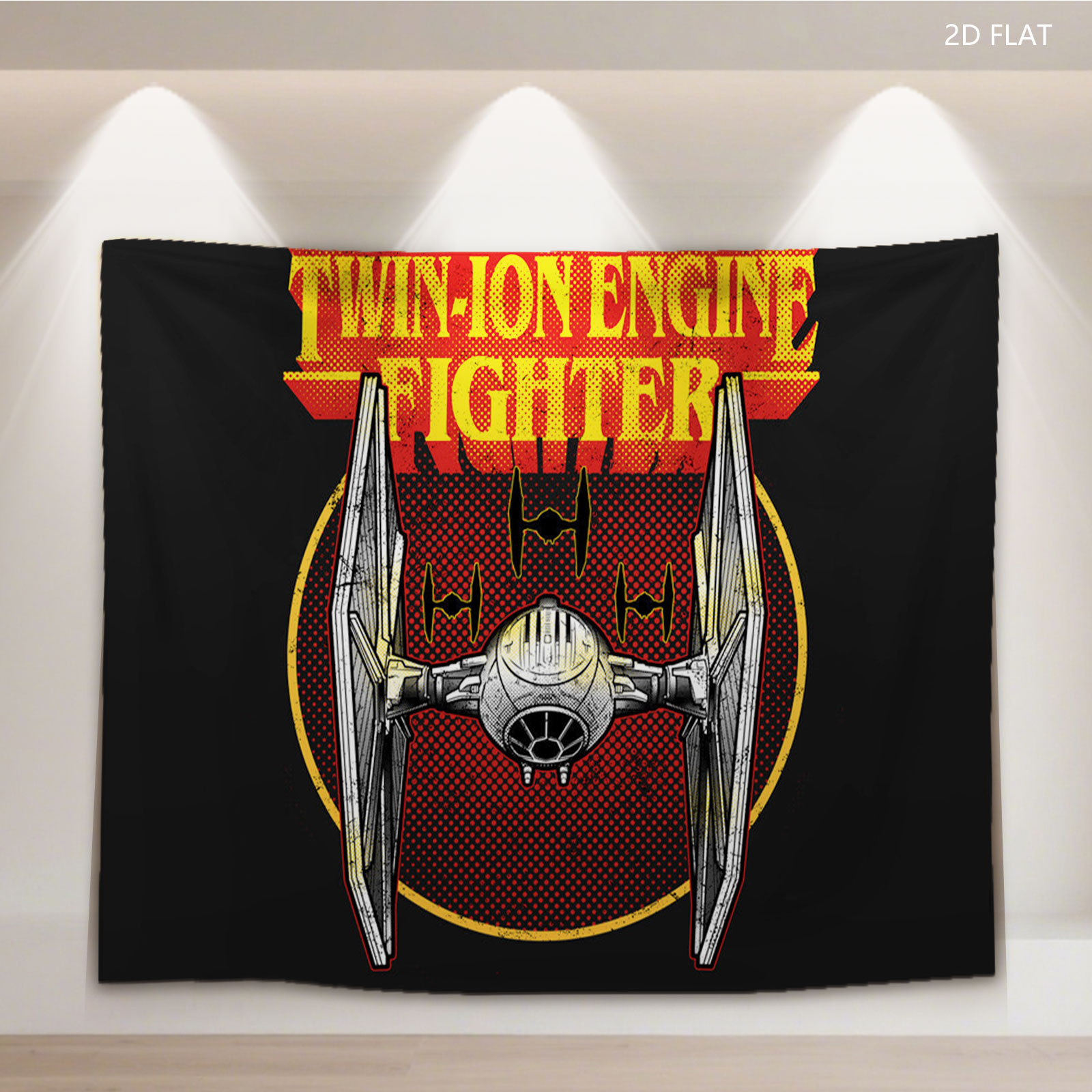Twin-Ion Engine Fighter TIE Fighter Star Wars Design - Tapestry