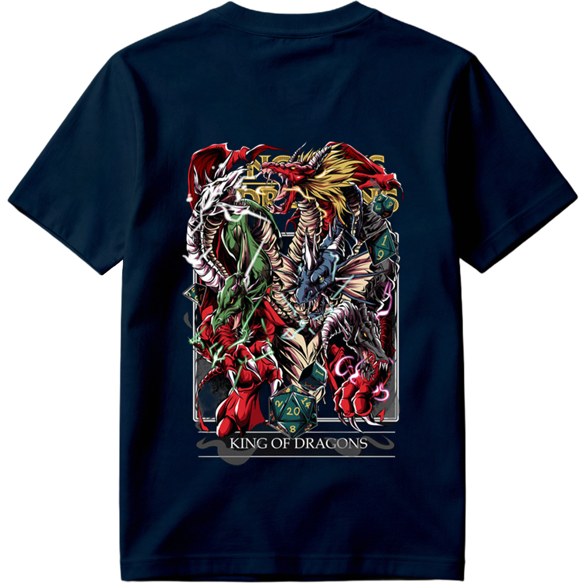 King of Dragons: Multicolored Dragon Ensemble - Tee