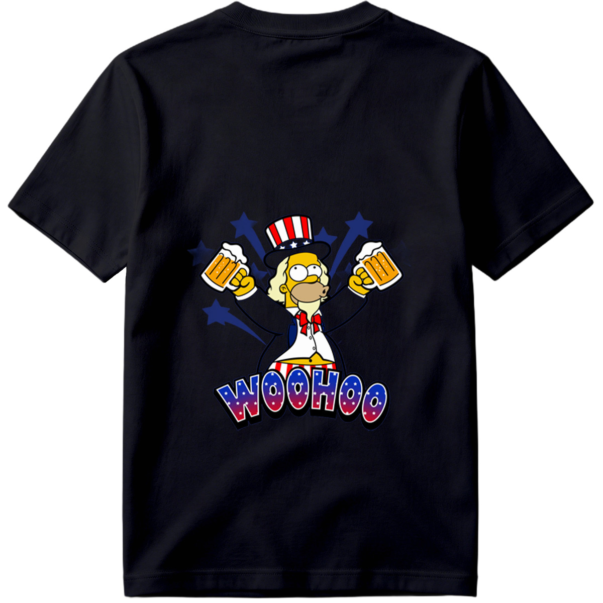 Simpsons Uncle Sam Woohoo - Tee