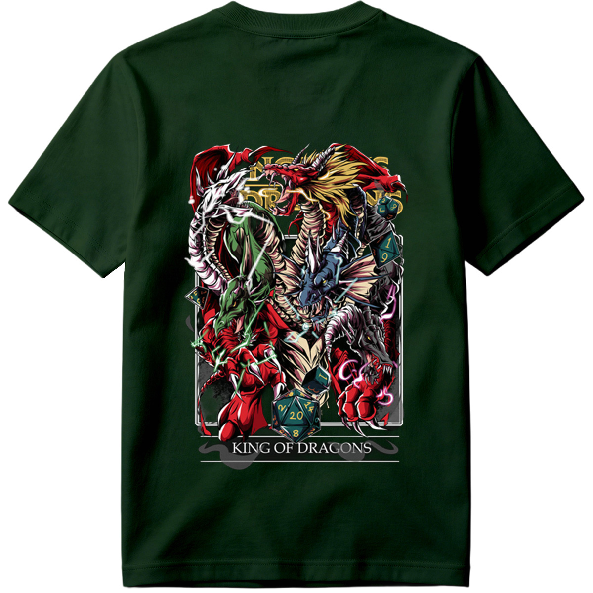 King of Dragons: Multicolored Dragon Ensemble - Tee